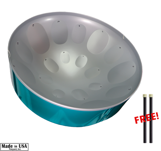 C-20 Lead Steel Pan - Ocean Wave - Pan Only + FREE Mallets