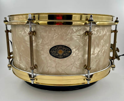 Montineri Custom 14"x6.5" White Marine Pearl Snare