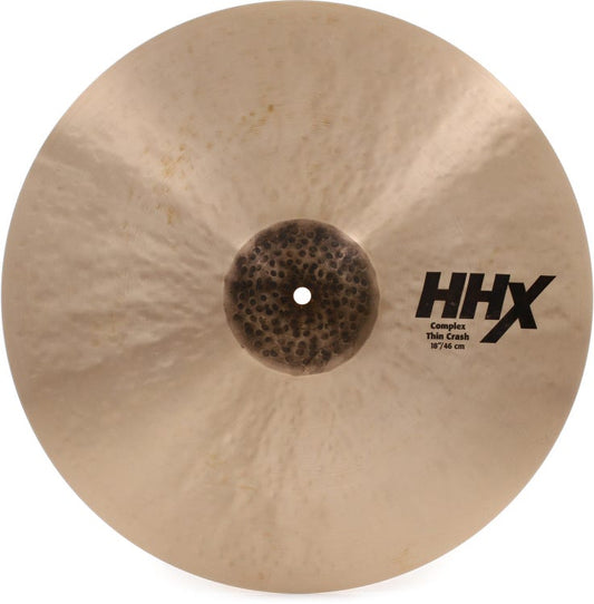 Sabian 18 inch HHX Complex Thin Crash Cymbal