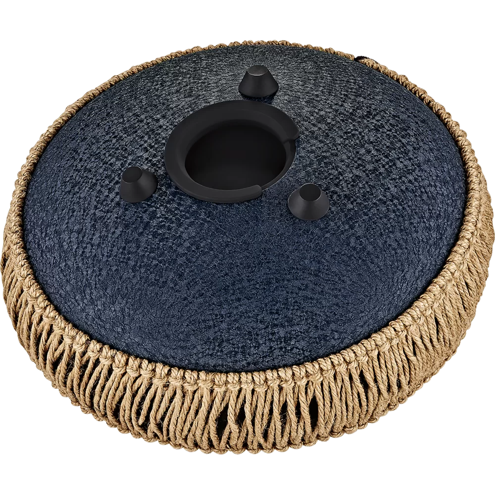 Meinl 10" Medium Octave Steel Tongue Drum - C Minor, 8 Notes, 432 Hz, Navy Blue