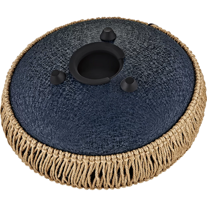 Meinl 10" Medium Octave Steel Tongue Drum - C Minor, 8 Notes, 432 Hz, Navy Blue