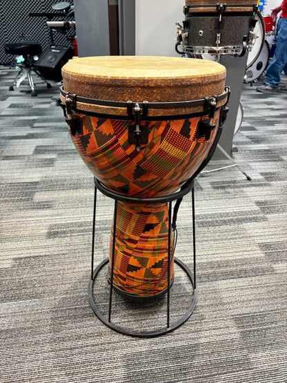 Remo 14" x 25" Mondo Djembe - Kintekloth Finish-REMO PERCUSSION-Atlanta Drum Shop