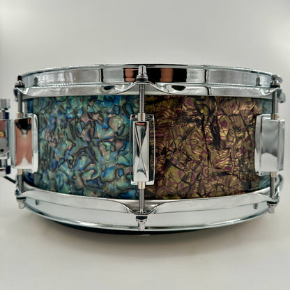 Montineri Custom 5.5"x14" "A-Baloney" Panel Variety Finish Snare-Montineri-Atlanta Drum Shop