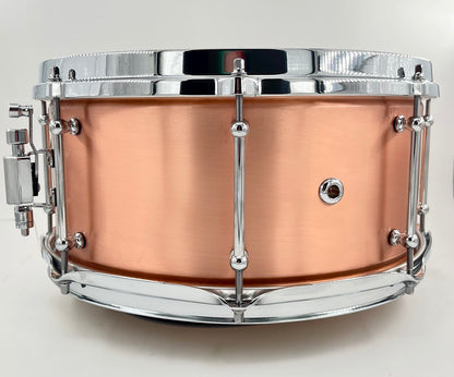 Lucky Drums Company 14" x 6.5" Copper Snare Drum