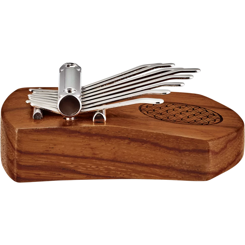 Meinl Mini 8 notes Kalimba - Flower Of Life - Red Zebrawood