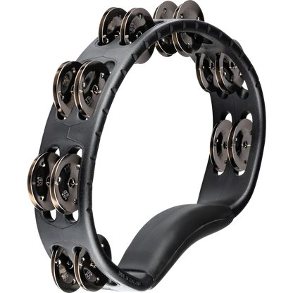 Meinl Headliner ® Series Molded ABS Tambourine - Black, Dual Row, Stainless Steel Jingles