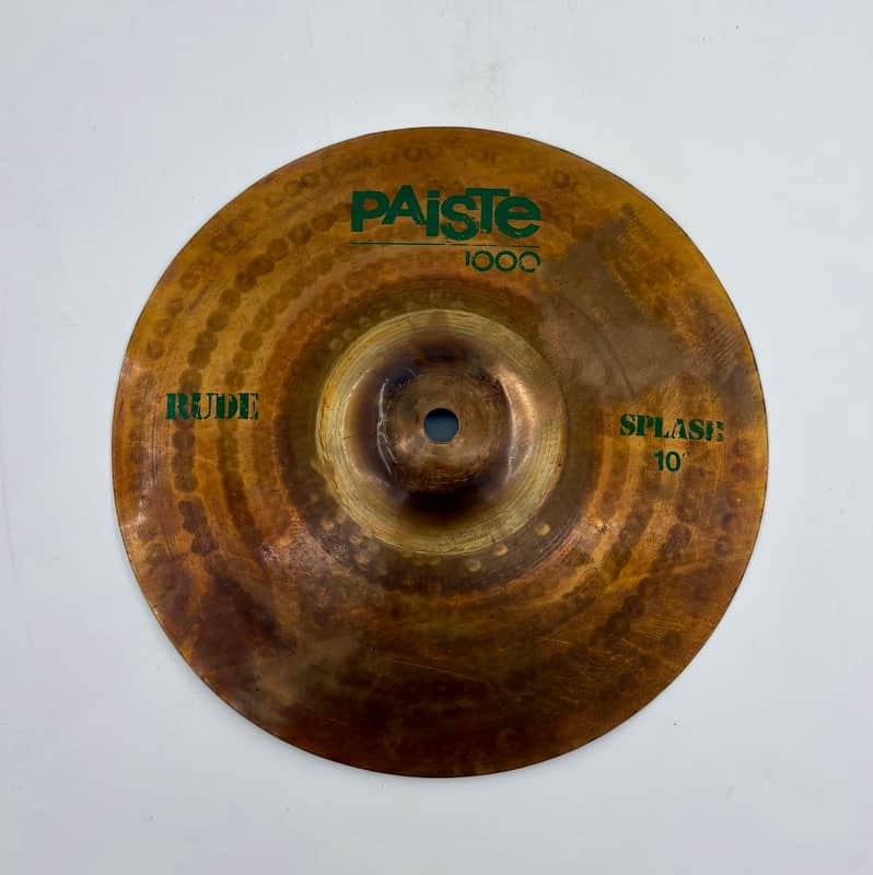 Paiste 1000 Rude 10" Splash (336g)-Paiste-Atlanta Drum Shop