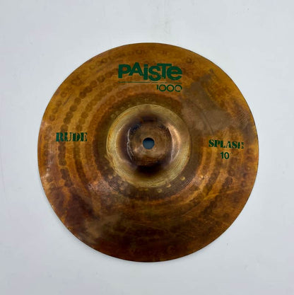 Paiste 1000 Rude 10" Splash (336g)-Paiste-Atlanta Drum Shop