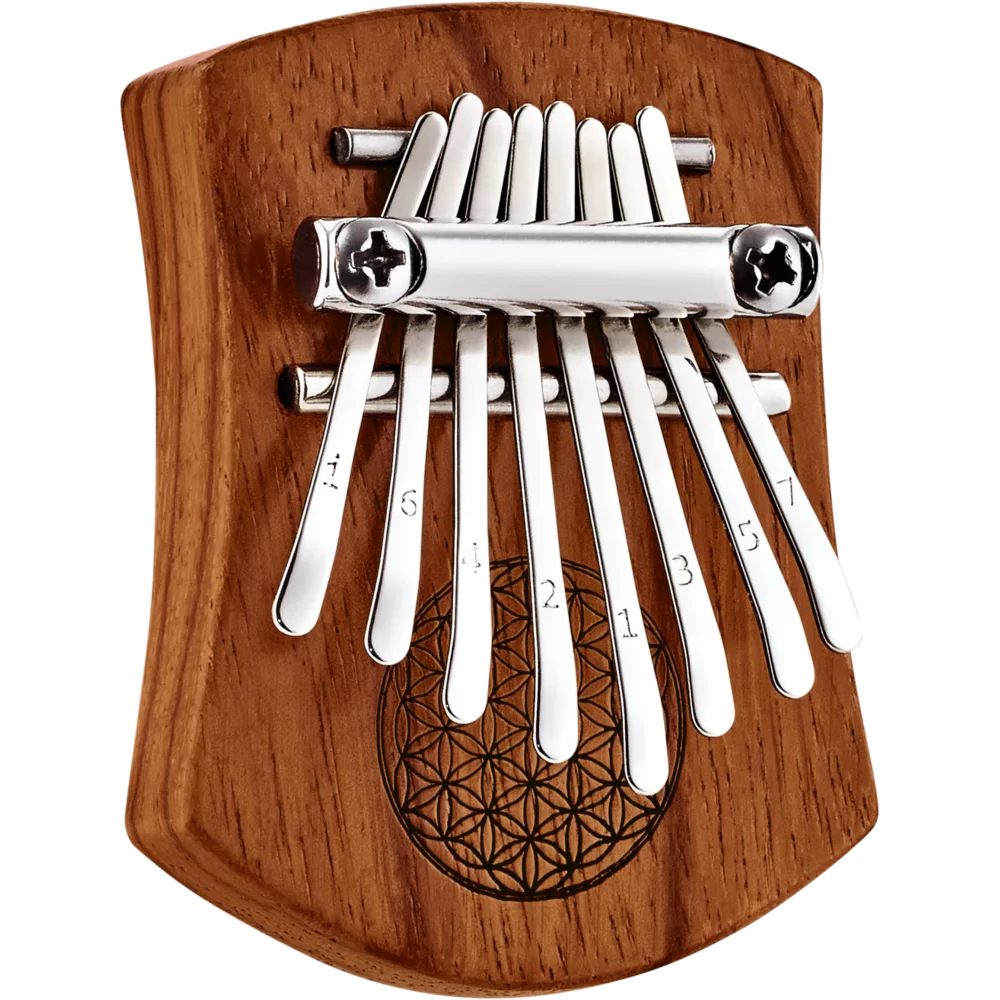 Meinl Mini 8 notes Kalimba - Flower Of Life - Red Zebrawood