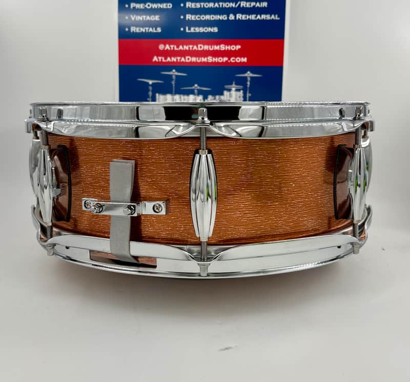 Lucky Drums Company 14" x 5" Artistic Copper Finish Snare-Lucky Drum Co-Atlanta Drum Shop