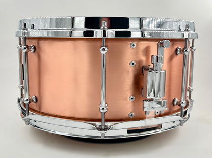 Lucky Drums Company 14" x 6.5" Copper Snare Drum
