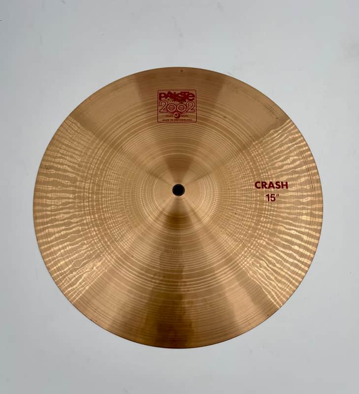 Paiste 2002 15" Crash (928g)-Paiste-Atlanta Drum Shop