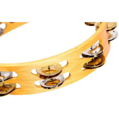 Meinl Percussion Recording-Combo Wood Tambourine - Double Row