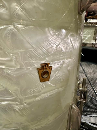 WFL/Ludwig Vintage 5 Piece Drum Set 1950s - White Marine Pearl