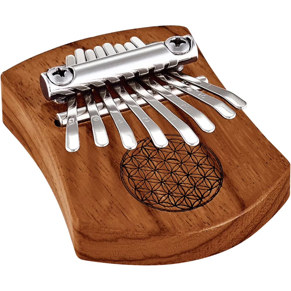 Meinl Mini 8 notes Kalimba - Flower Of Life - Red Zebrawood
