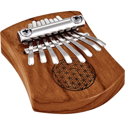Meinl Mini 8 notes Kalimba - Flower Of Life - Red Zebrawood