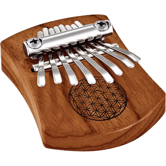 Meinl Mini 8 notes Kalimba - Flower Of Life - Red Zebrawood