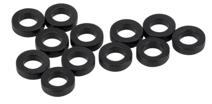 NYLON TENSION ROD WASHERS, BLACK (12-PIECE)