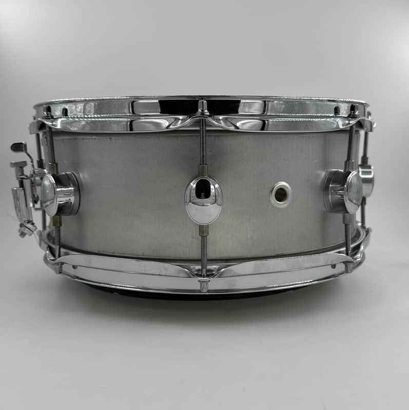 Lucky 14” x 5.75” Brushed Aluminum Snare-Lucky Drum Co-Atlanta Drum Shop