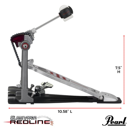 Pearl P2050C Eliminator Redline Chain Drive Single Bass Drum Pedal