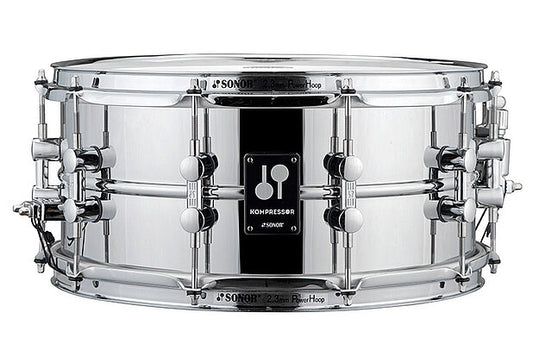 Sonor Kompressor 14" x 6.5" Steel Snare Drum