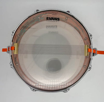 Lucky Drums Company 15" x 4.5" Artistic Pre-Patina Copper Snare-Lucky Drum Co-Atlanta Drum Shop