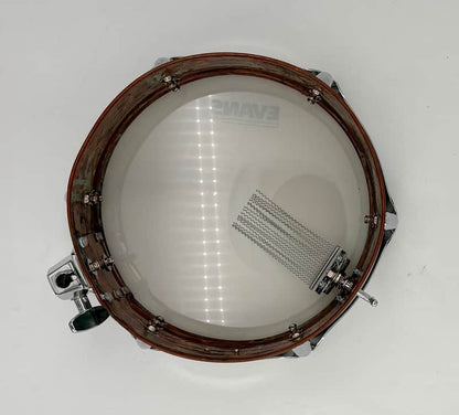 Lucky Drums Company 10" x 3.75" Chemical Pre-patina Aux Snare-Lucky Drum Co-Atlanta Drum Shop