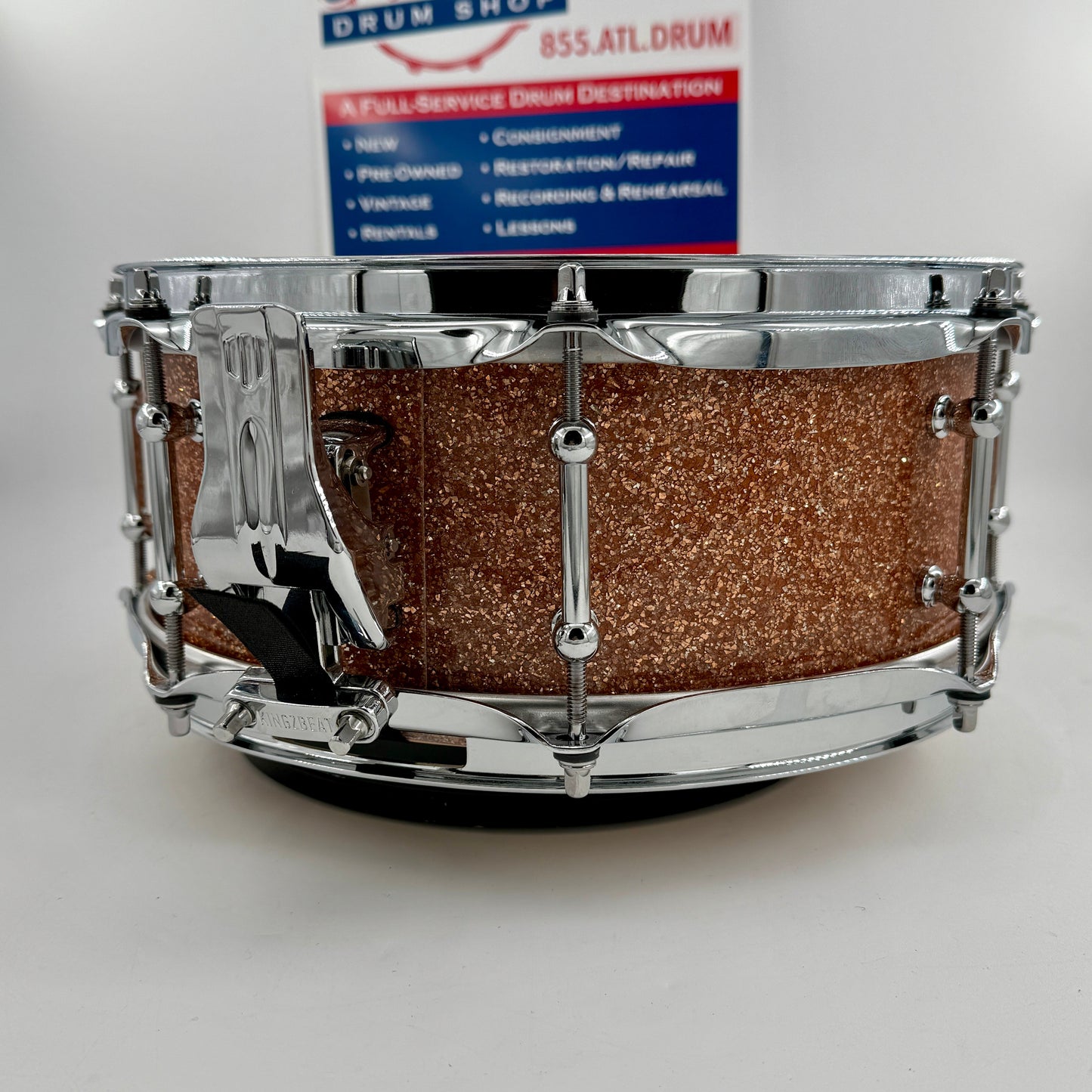 Montineri 12” x 5” Maple Snare 2025 - Champagne Sparkle-Montineri-Atlanta Drum Shop