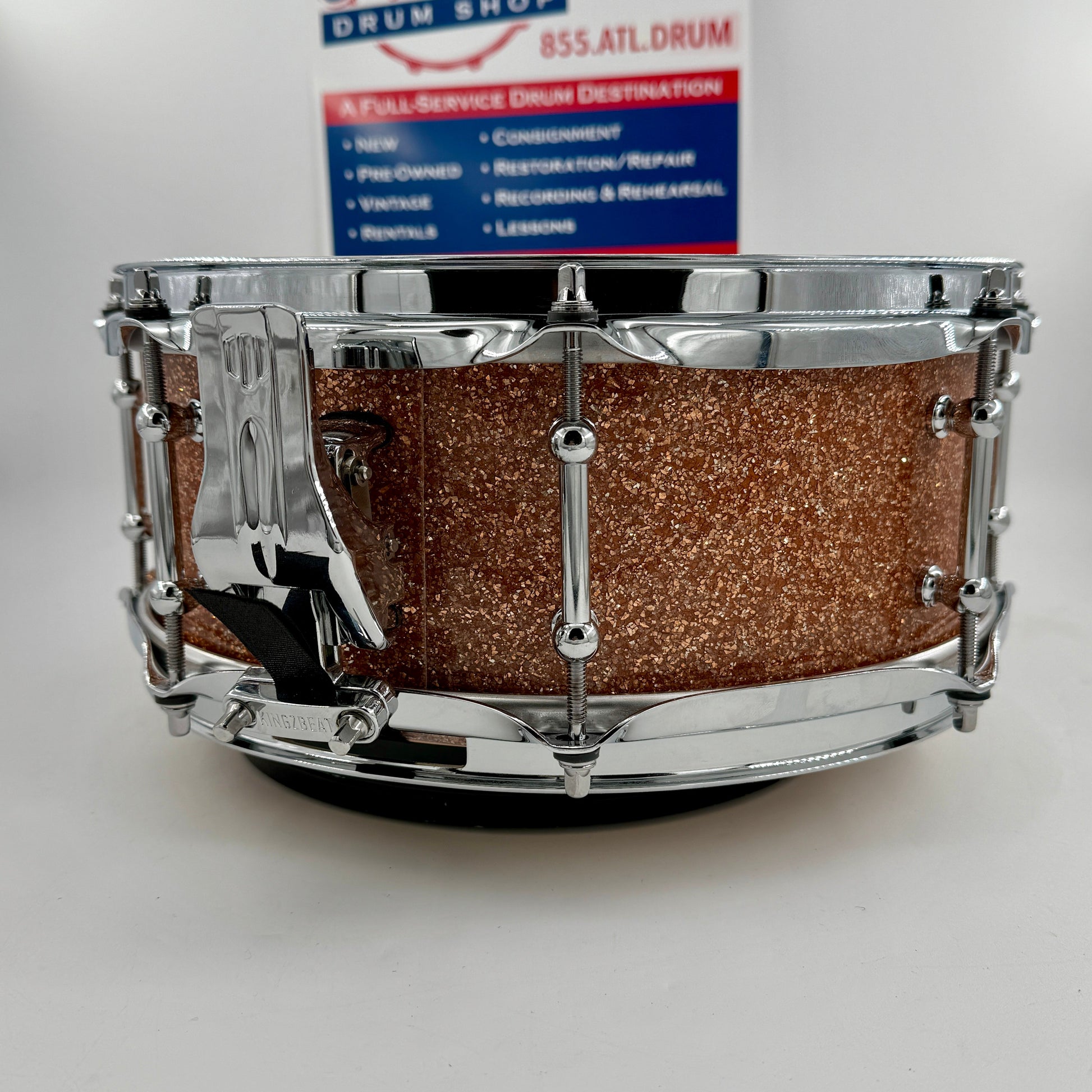 Montineri 12” x 5” Maple Snare 2025 - Champagne Sparkle-Montineri-Atlanta Drum Shop