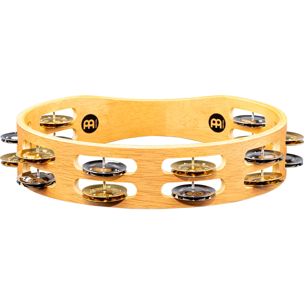 Meinl Percussion Recording-Combo Wood Tambourine - Double Row