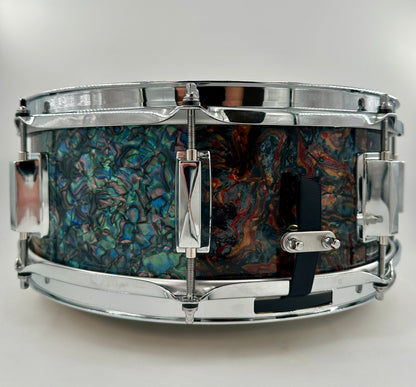 Montineri Custom 5.5"x14" "A-Baloney" Panel Variety Finish Snare-Montineri-Atlanta Drum Shop