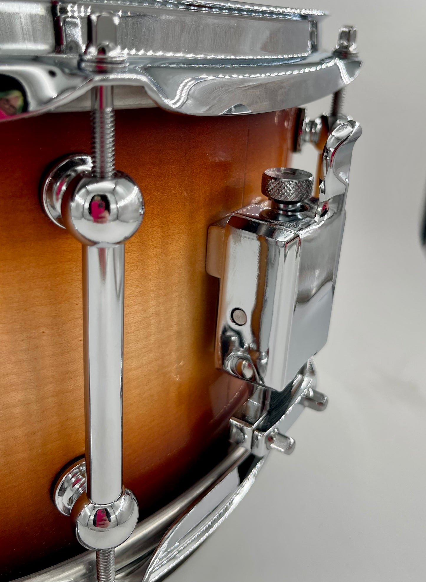 Pi Drum Company Curly Maple over Maple Shell 13x6.5-Pi Drum Company-Atlanta Drum Shop