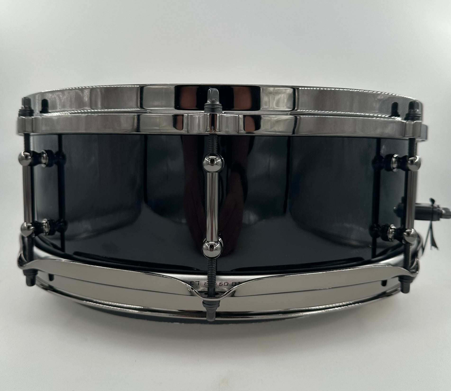 Montineri Custom 5"x14" "Murder Black" 10-Ply Jasper Maple Snare-Montineri-Atlanta Drum Shop