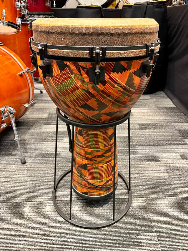 Remo 14" x 25" Mondo Djembe - Kintekloth Finish-REMO PERCUSSION-Atlanta Drum Shop