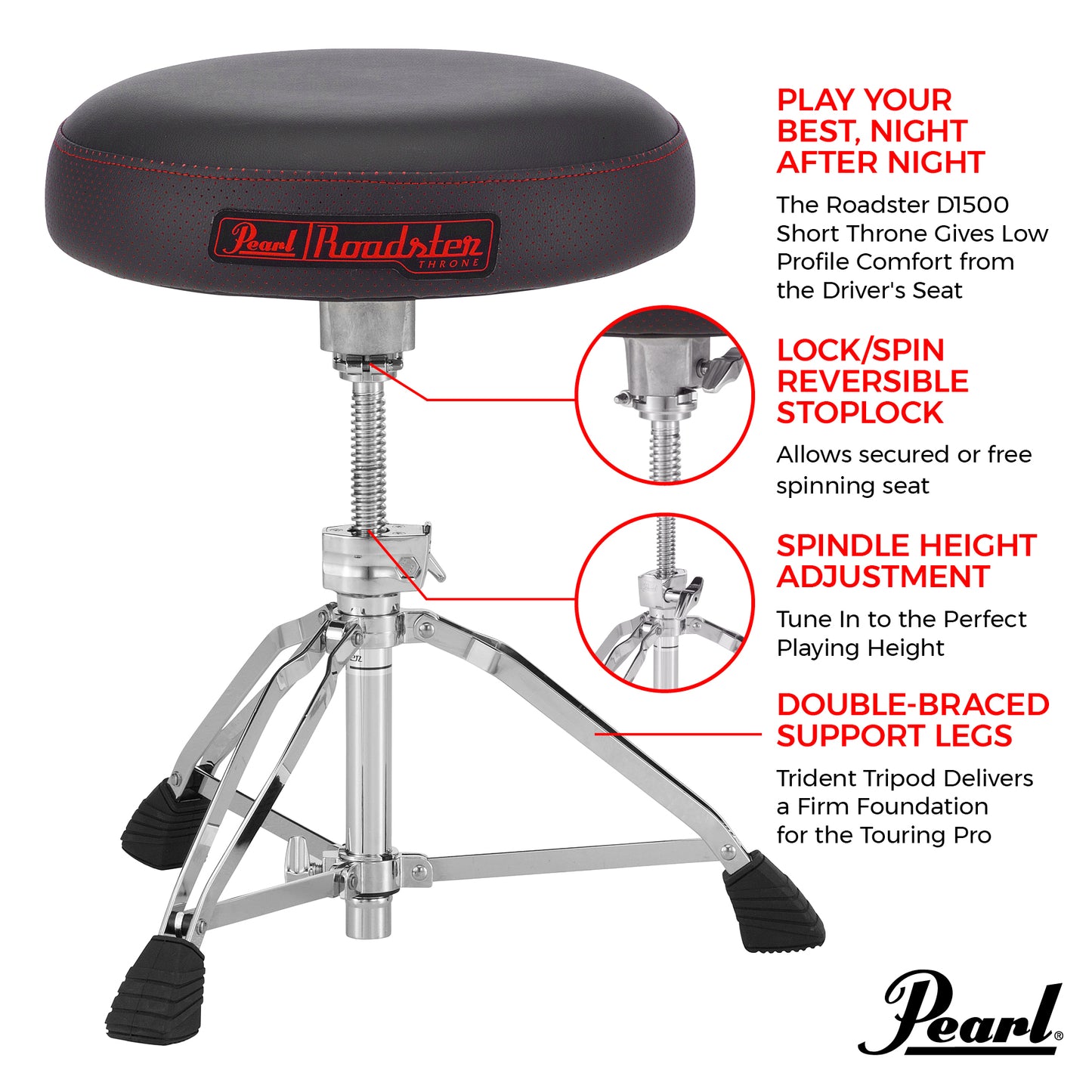 ROADSTER D1500 MULTI-CORE DONUT THRONE SHORT