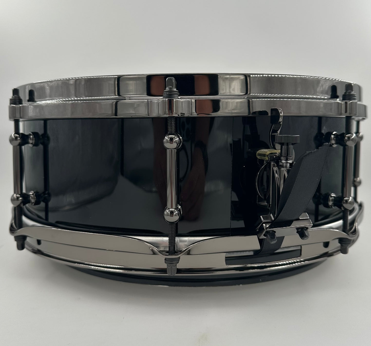 Montineri Custom 5"x14" "Murder Black" 10-Ply Jasper Maple Snare-Montineri-Atlanta Drum Shop