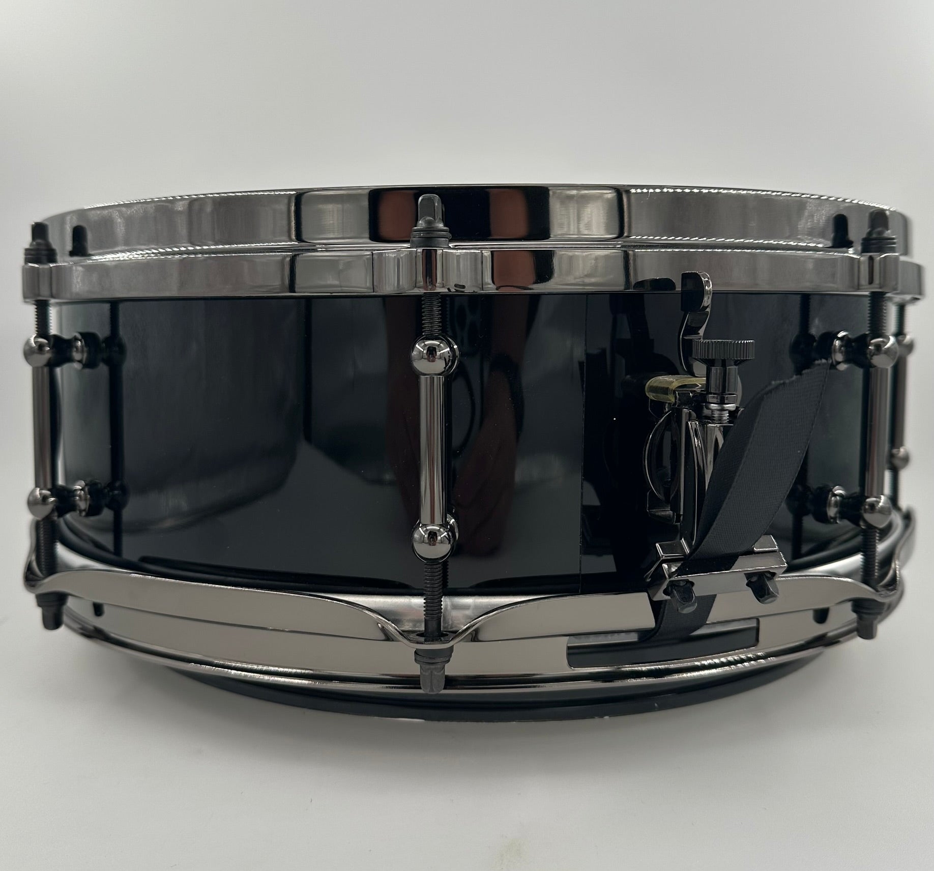 Montineri Custom 5"x14" "Murder Black" 10-Ply Jasper Maple Snare-Montineri-Atlanta Drum Shop