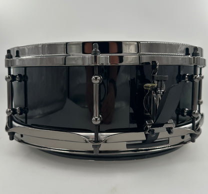 Montineri Custom 5"x14" "Murder Black" 10-Ply Jasper Maple Snare-Montineri-Atlanta Drum Shop