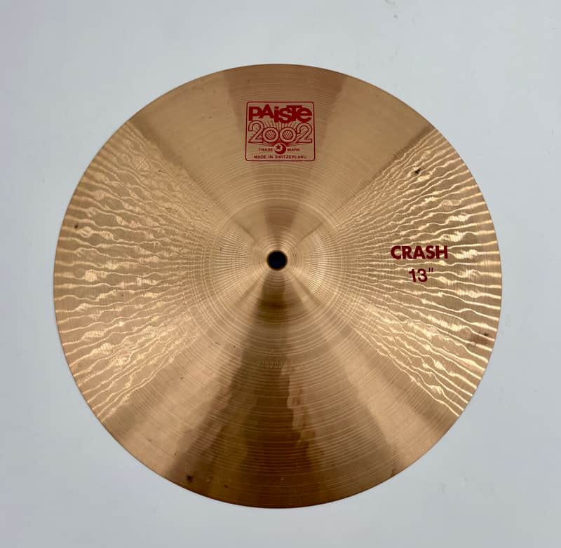 Paiste 2002 13" Crash (614g)-Paiste-Atlanta Drum Shop