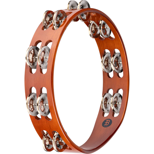 Meinl Percussion 10-inch Handheld Wood Tambourine - Antique Brown