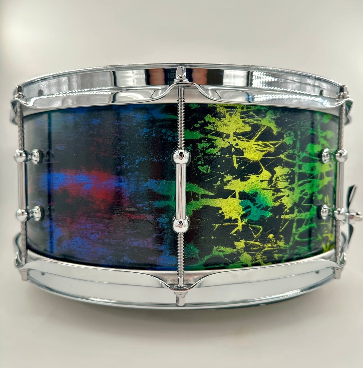 Montineri Custom Resto-Mod 6"x14" Abstract Paint Snare-Montineri-Atlanta Drum Shop