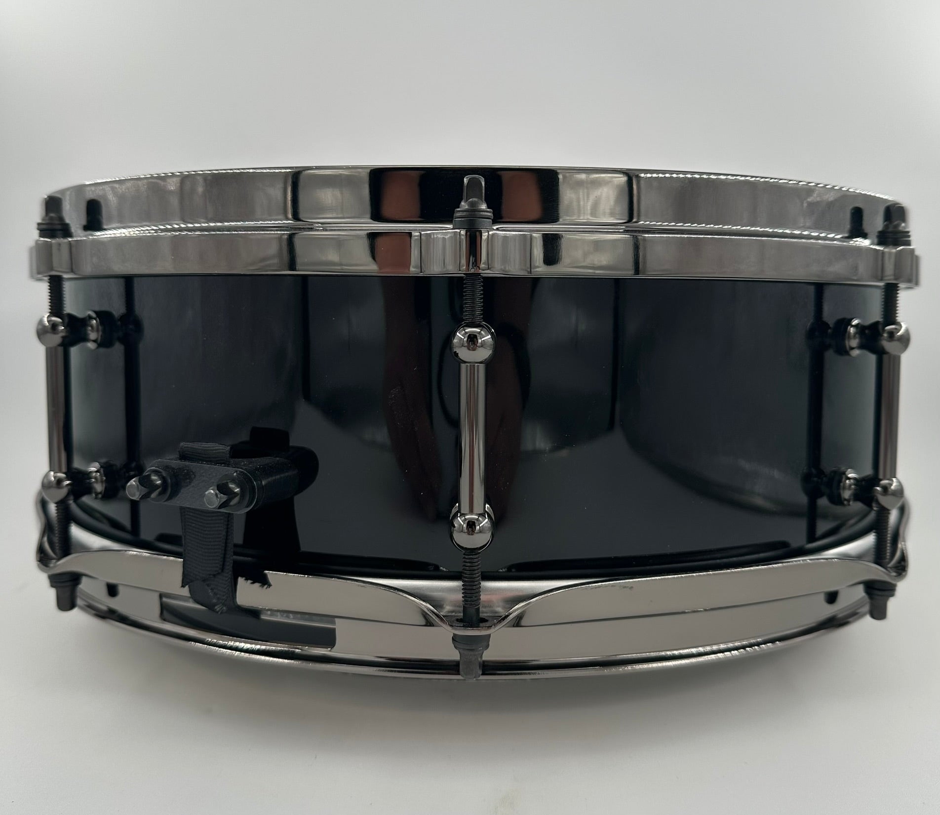 Montineri Custom 5"x14" "Murder Black" 10-Ply Jasper Maple Snare-Montineri-Atlanta Drum Shop