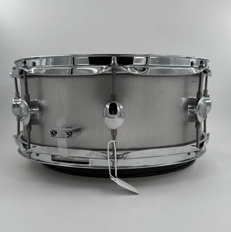 Lucky 14” x 5.75” Brushed Aluminum Snare-Lucky Drum Co-Atlanta Drum Shop