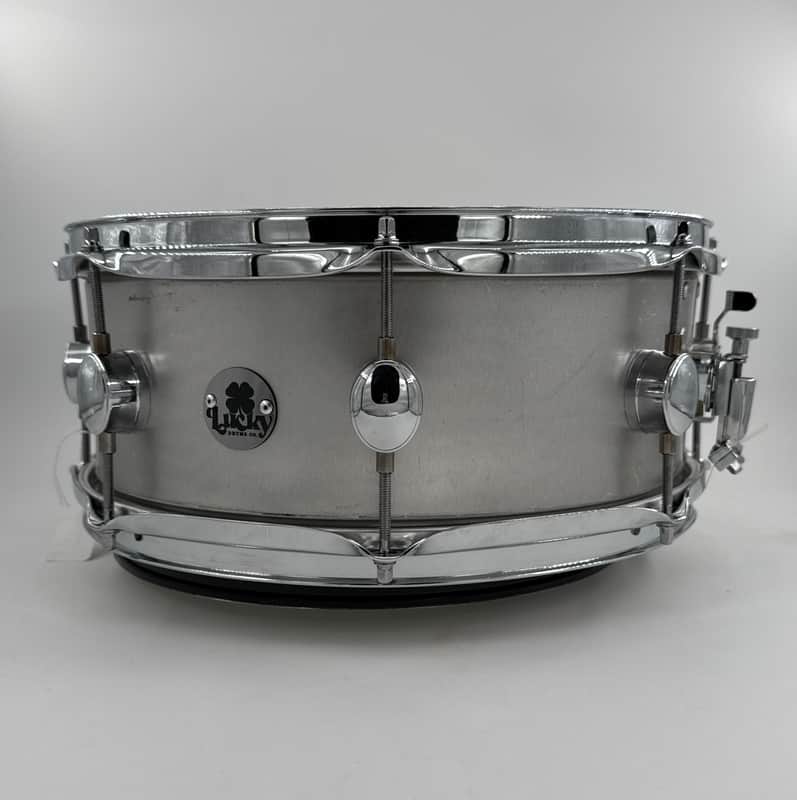 Lucky 14” x 5.75” Brushed Aluminum Snare-Lucky Drum Co-Atlanta Drum Shop