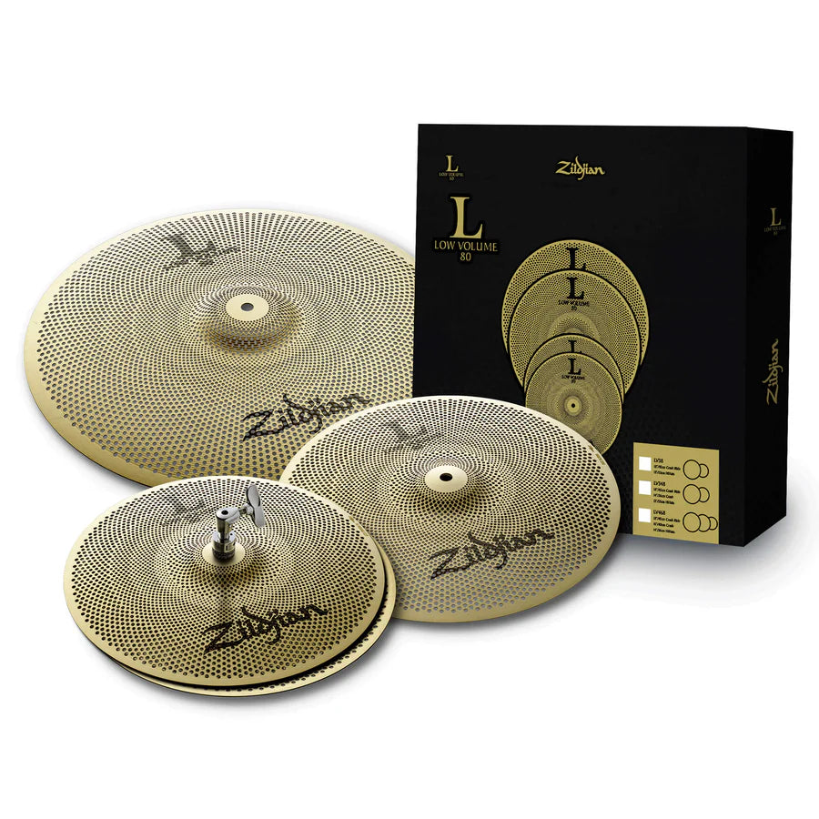Zildjian L80 Low Volume  Cymbal Set - 13"/14"/18"