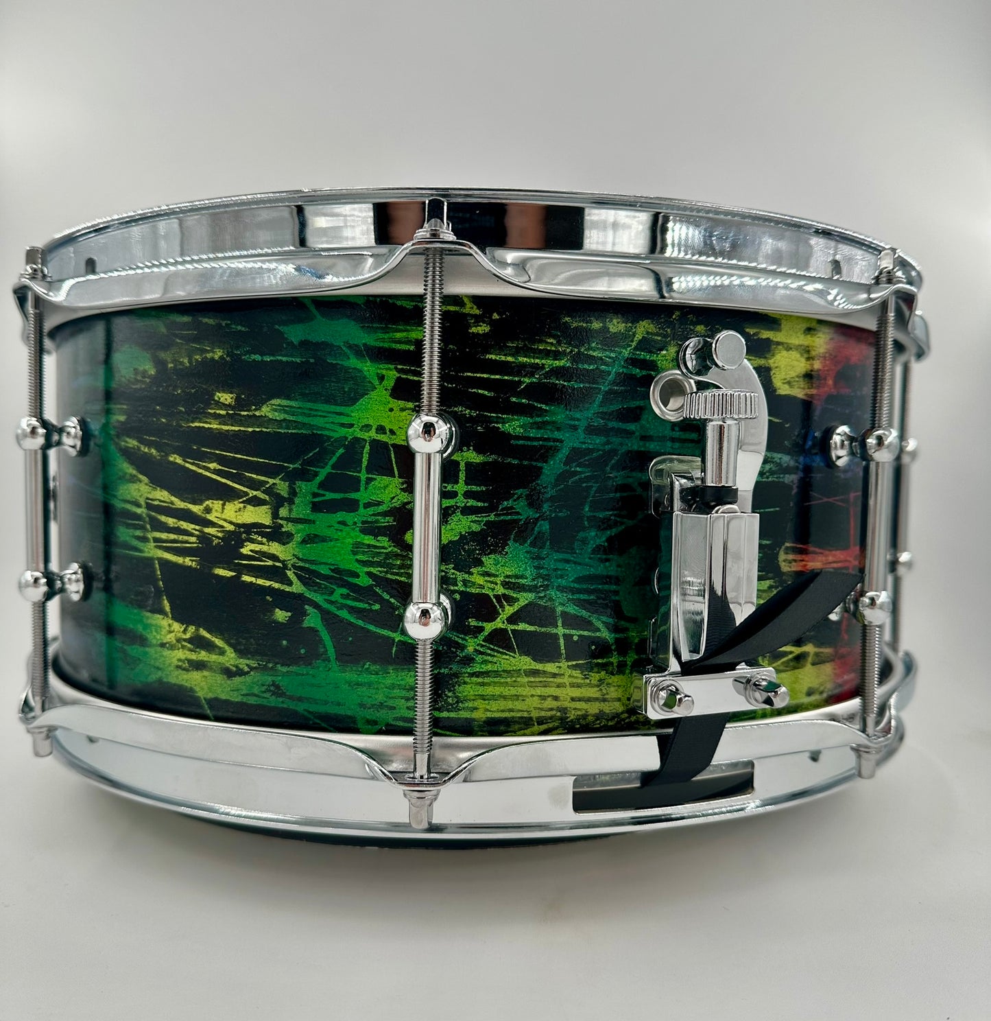 Montineri Custom Resto-Mod 6"x14" Abstract Paint Snare-Montineri-Atlanta Drum Shop