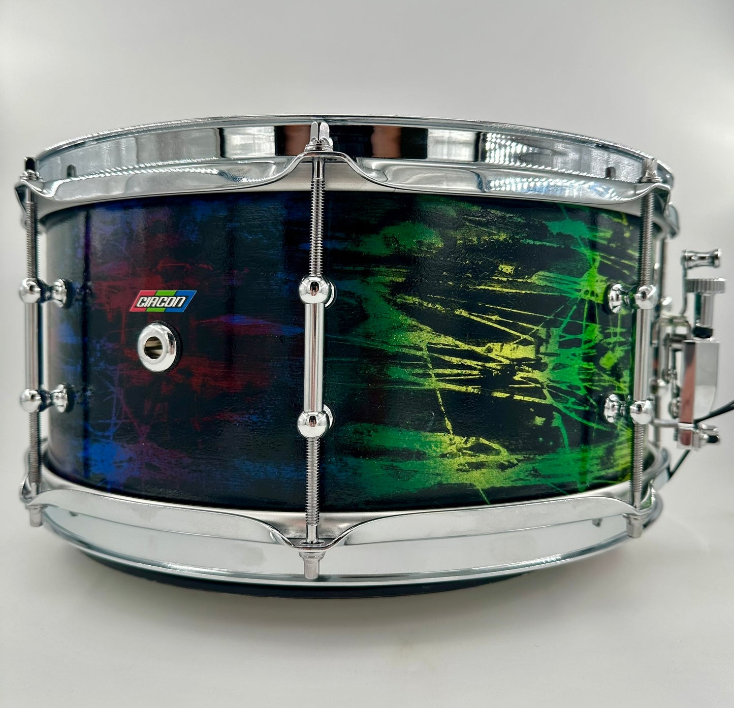 Montineri Custom Resto-Mod 6"x14" Abstract Paint Snare-Montineri-Atlanta Drum Shop