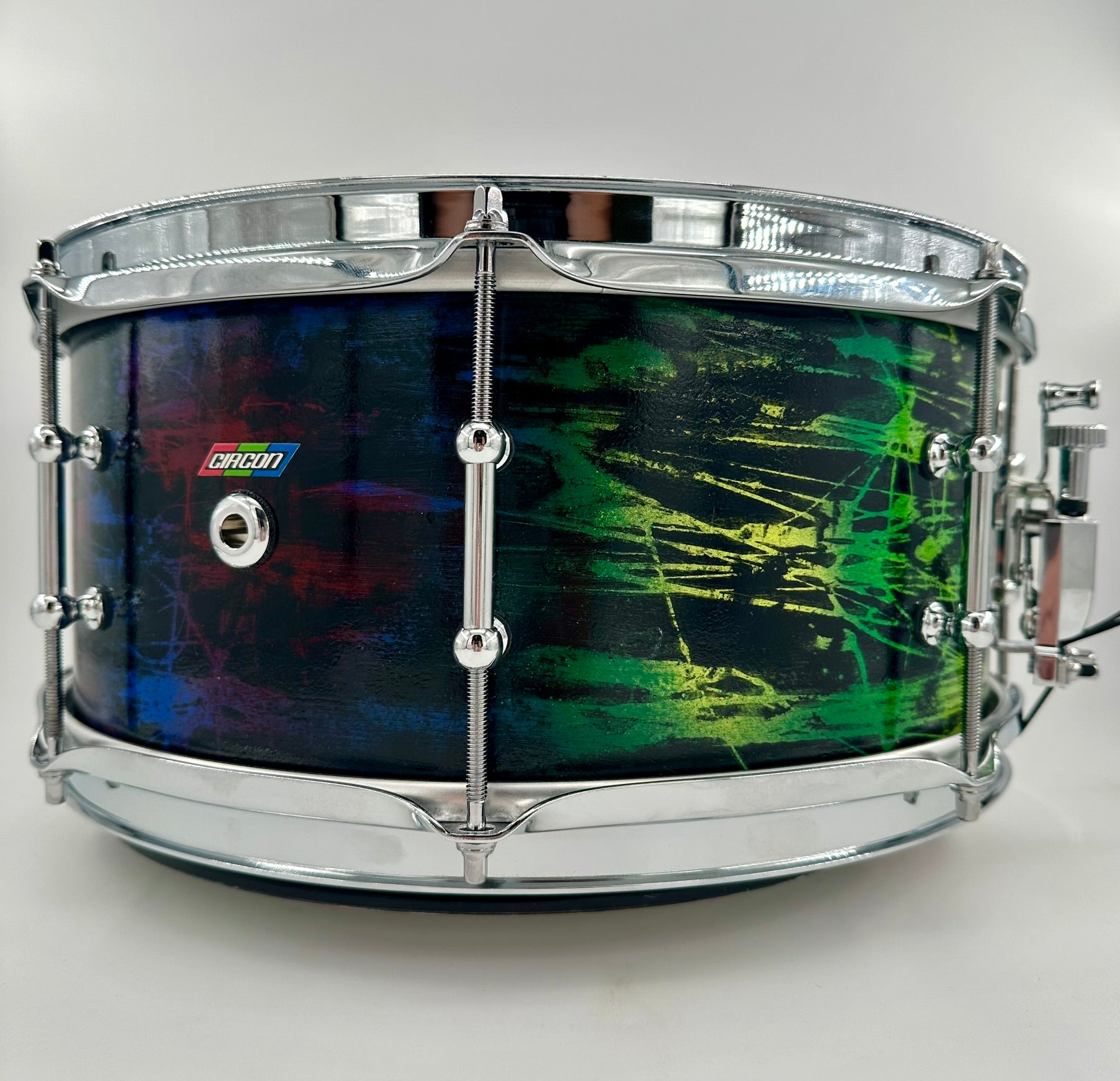 Montineri Custom Resto-Mod 6"x14" Abstract Paint Snare-Montineri-Atlanta Drum Shop