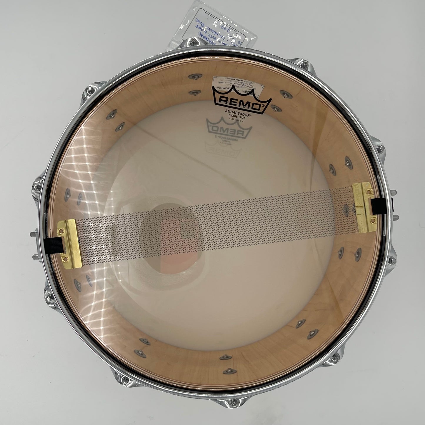 Pi Drum Company 14" x 6.5" Feathered Mahogany over Maple Snare-Pi Drum Company-Atlanta Drum Shop