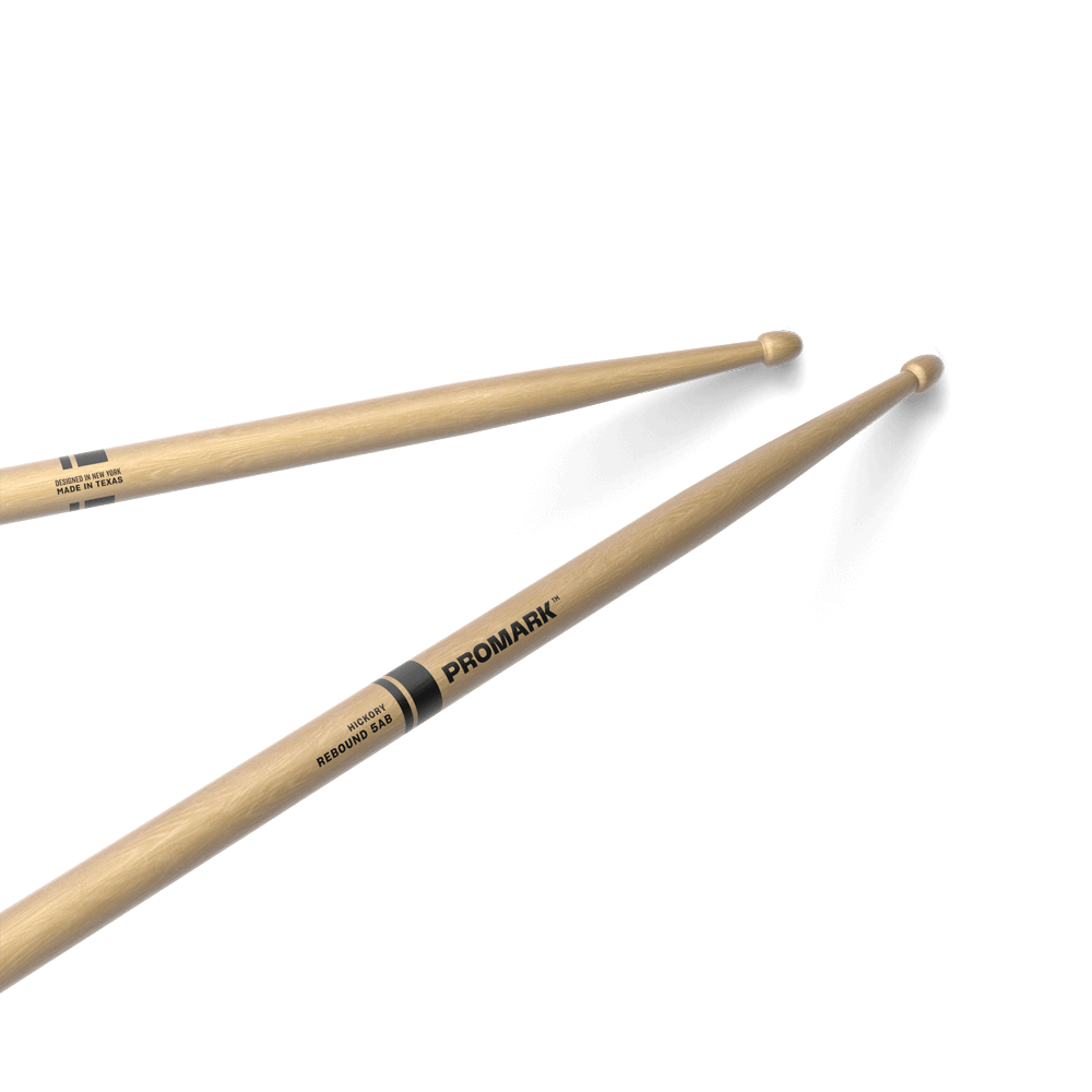 Promark Rebound Drumsticks - Raw Hickory, 5AB